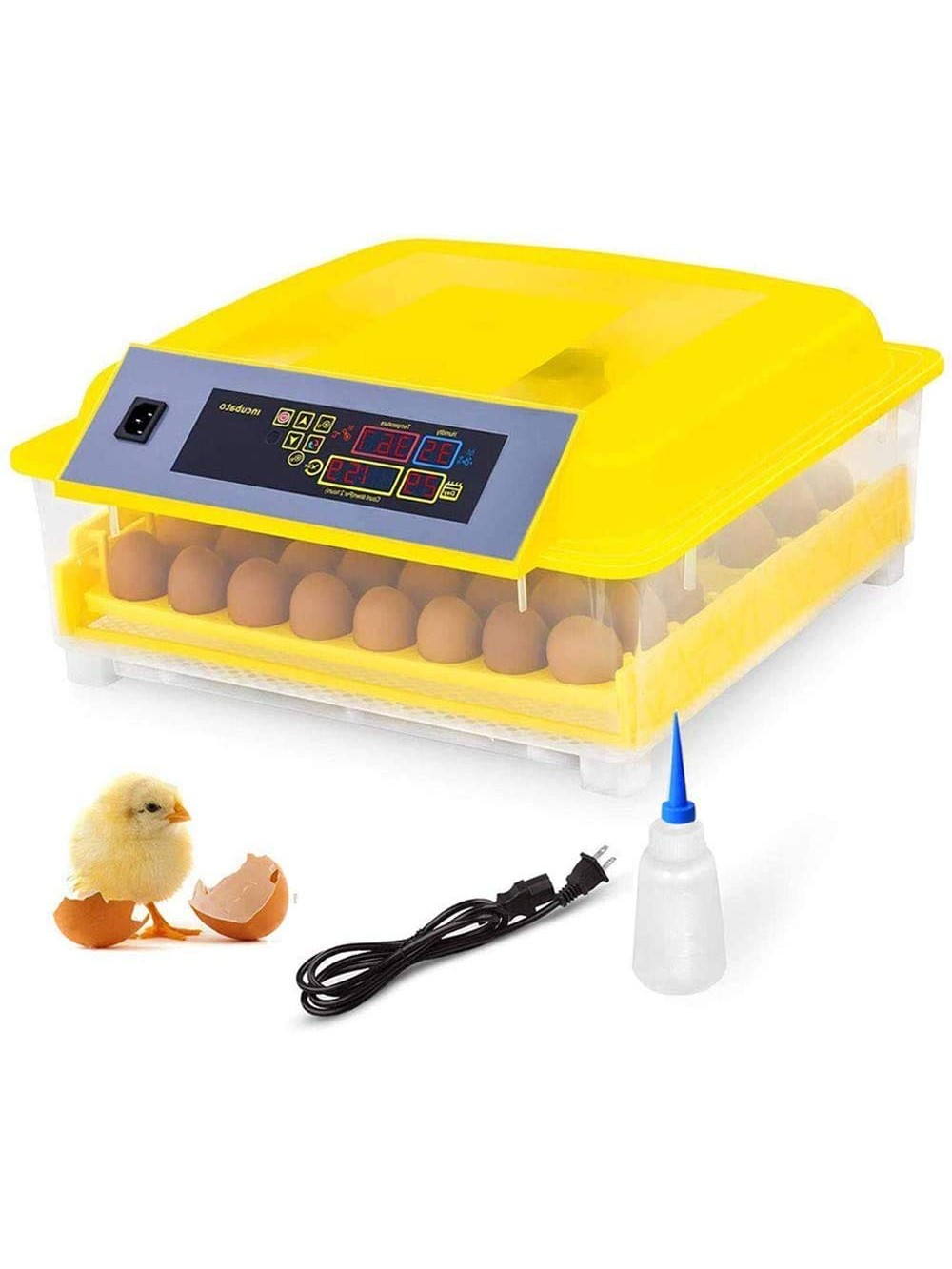 Egg Incubator, 48 Eggs Automatic Incubator with Temperature